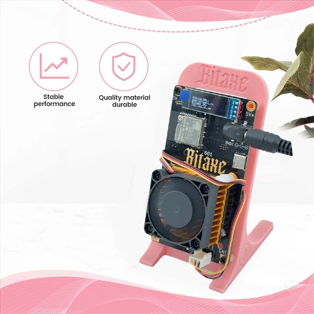 N18R Bitaxe Gamma 601 Solo Lottery Miner 1,2TH/S BM1370 Asic Chip 18-22 Вт Bitcoin BTC Miner от Antminer S21 Pro BR PLUG