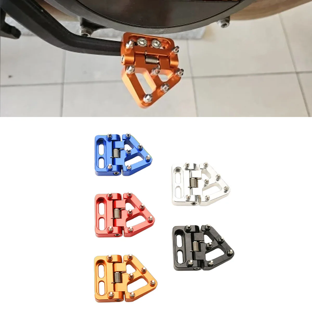 Plaque de pointe de pédale de frein arrière pliante, pour moto KTM SX SXF XC XCF XCFW XCW EXC EXCF 125 150 200 250 300 350 400 450 500 530