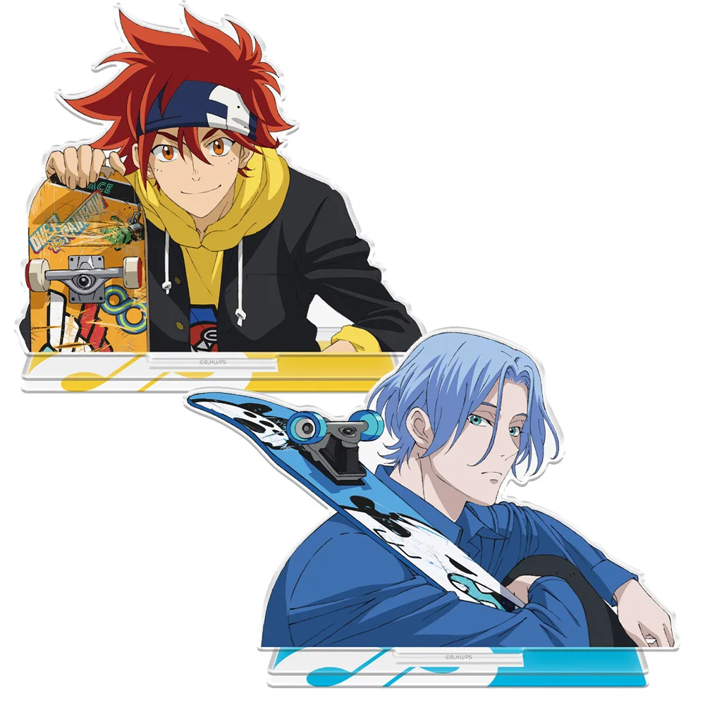 SK8 the Infinity Reki kyan Langa Hasegawa Official figure HD Acrylic Stand Desktop Decor anime goods Fans Gifts desk ornament