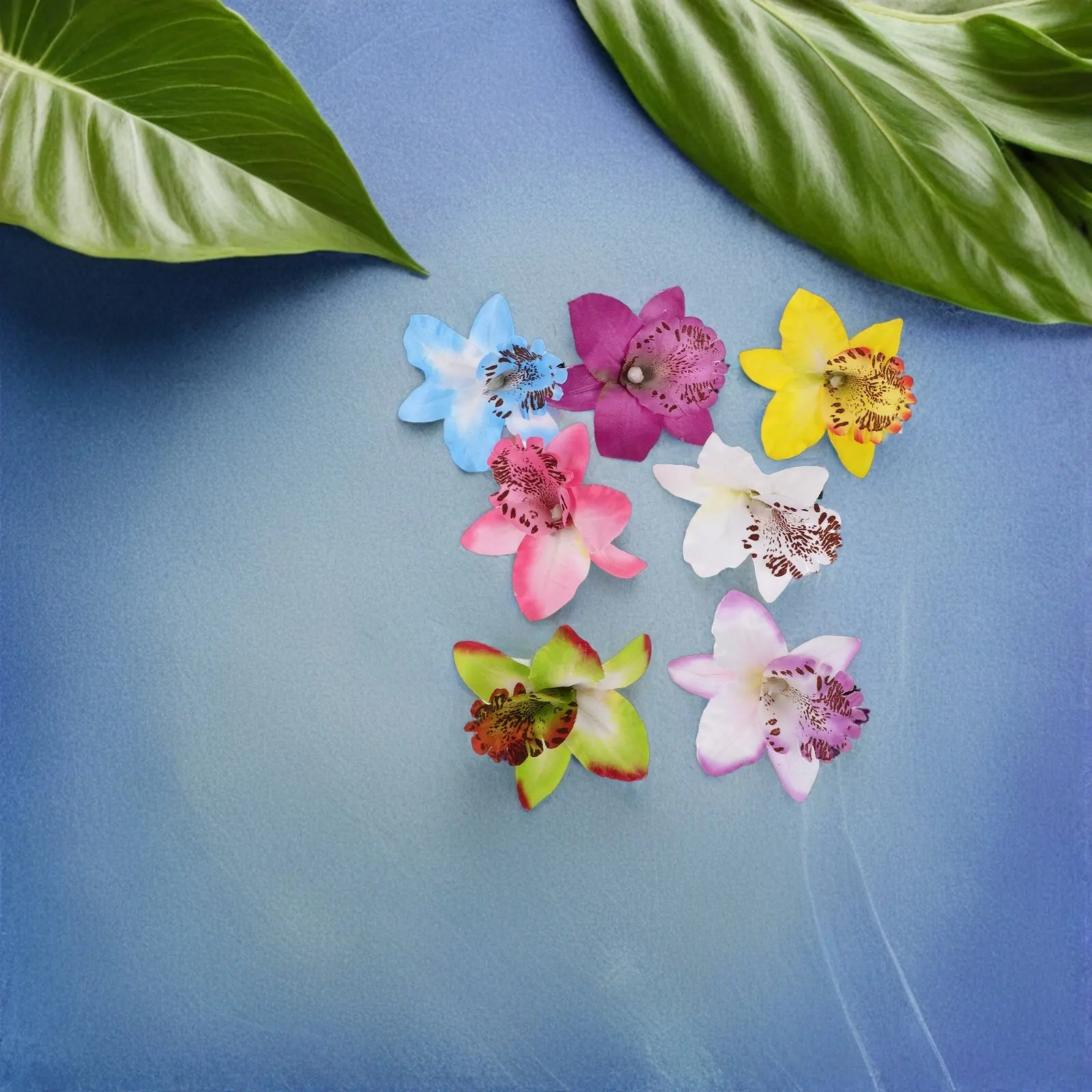 

14Pcs Artificial Flower Hair Clip Set Small Boho Floral Hair Barrettes for Women Girls Summer Vacation Beach Hairpins Seaside