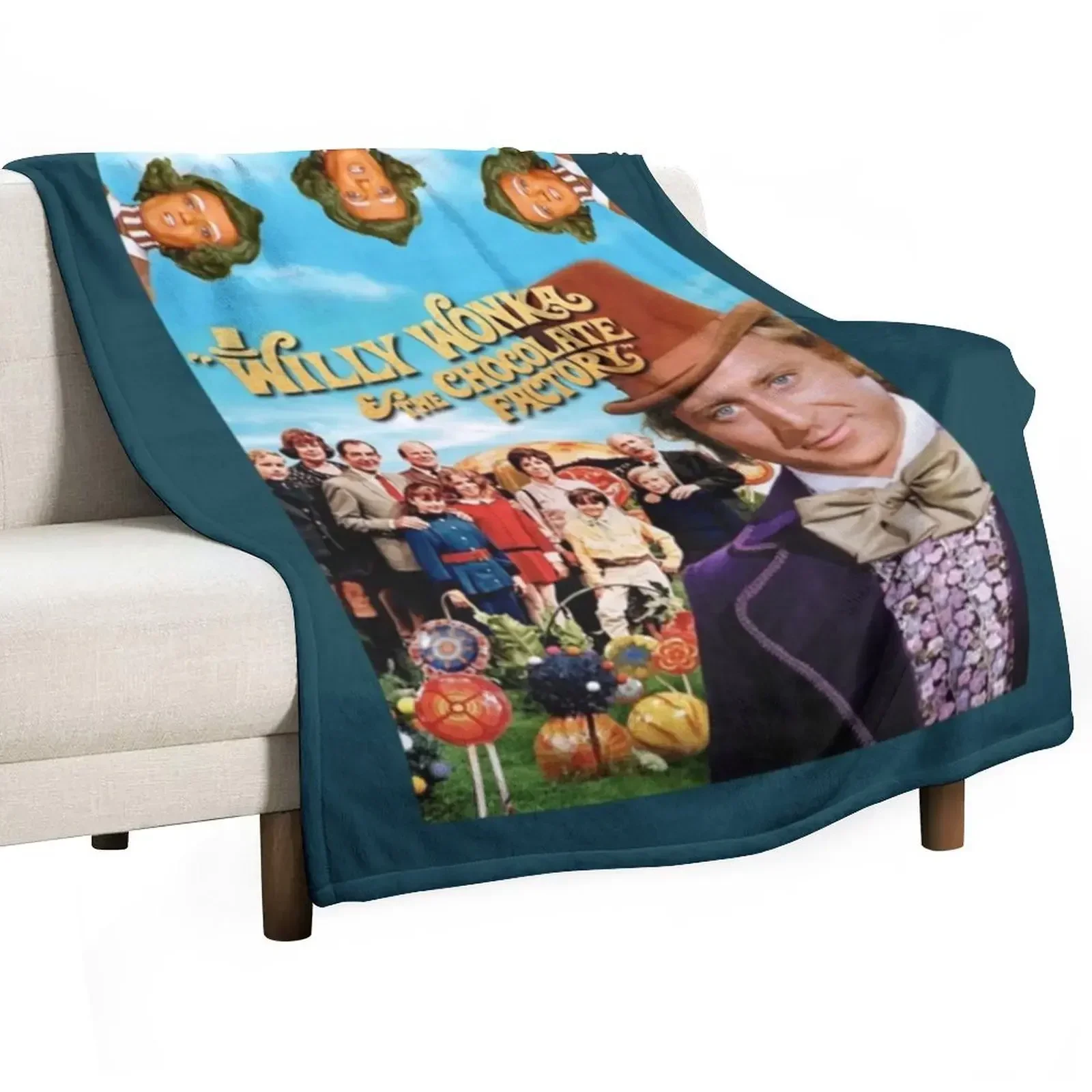 

The chocolate factory Throw Blanket Hair Blankets For Baby valentine gift ideas Thin Blankets