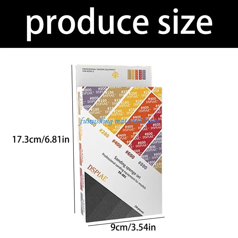 Y5GD Professional Grade Sponge Sandpaper Collection Sanding Sponge For Detailed Work