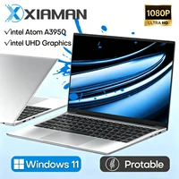 Xiaman 14.1-inch HD Laptop – Intel Atom A3950, Windows 11 Pro Lightweight Notebook for Office & Study