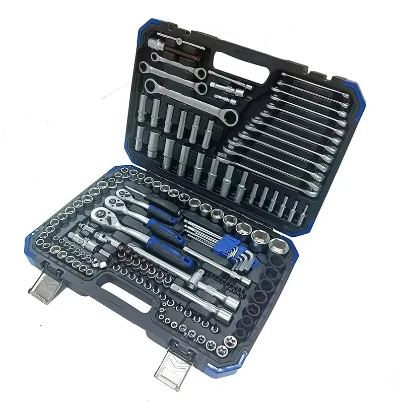 SXLL haute qualité 151 pièces perle Nickel mat machines maison ensemble d'outils personnalisable, moto vélo réparation OEM ensemble d'outils