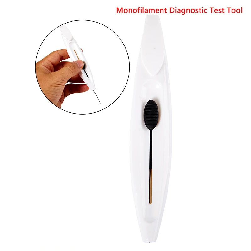 1Set 10g Nylon Medical Diabetic Monofilament Sensory Tester Foot Nerve Needle Pen Filament Endocrinological Diagnostic Test Tool