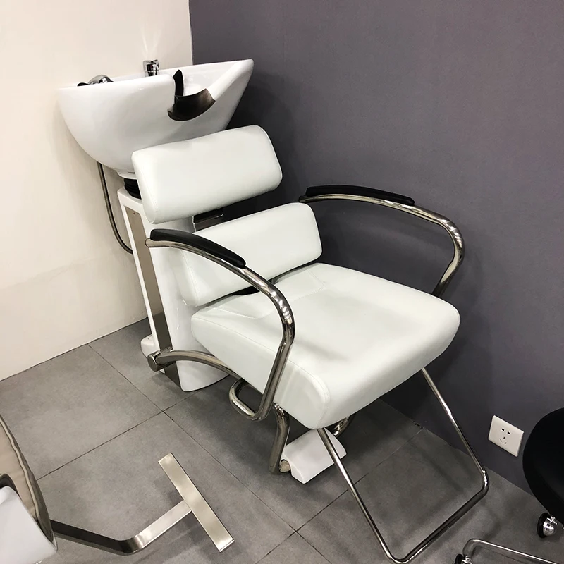 

Simple Design of Shampoo Chair in Jincheng Barber Shop Sitting Shampoo Basin Salon Shampoo Equipment Salon Furniture
