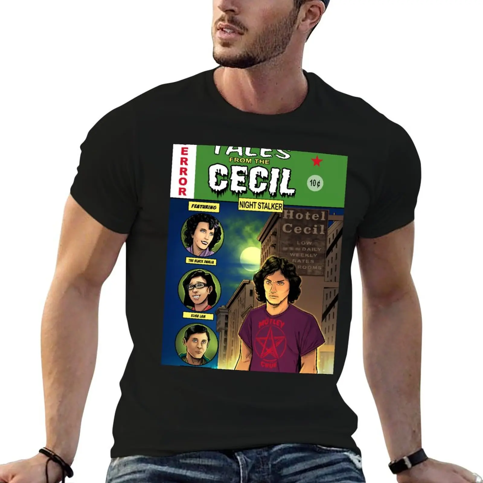 

Cecil Hotel T-Shirt oversizeds rapper graphic tees mens t shirts pack