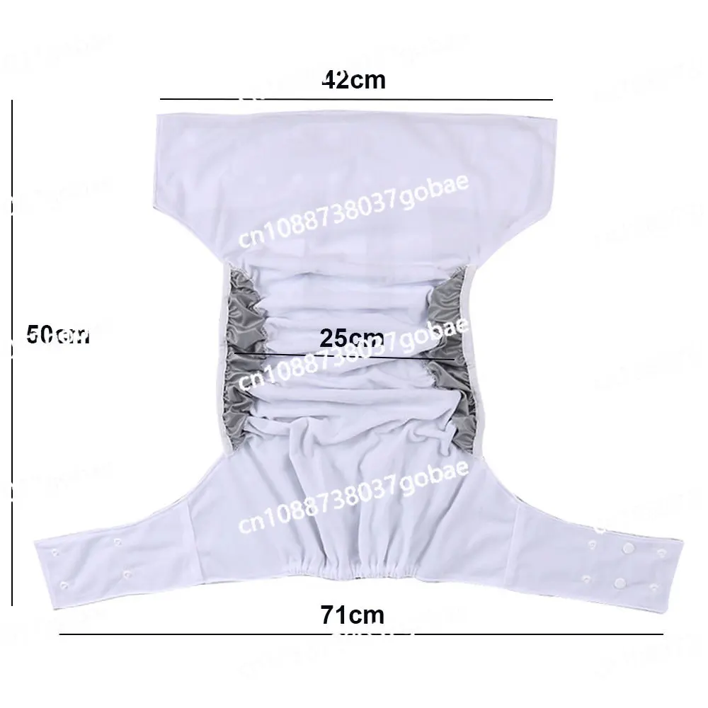 Size Adjustable Reusable Adult Diaper for Elderly Washable Incontinence Underwear Waterproof Breathable Pants for Disabled