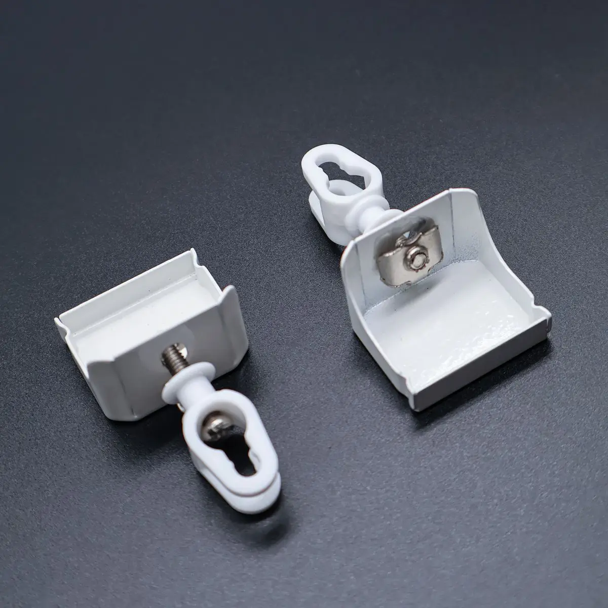24*29mm Snake-Shaped Curtain Track End Caps 10/20/Pack Straight Metal Sealing Curtain Track Aluminum Alloy Square Track Accessories