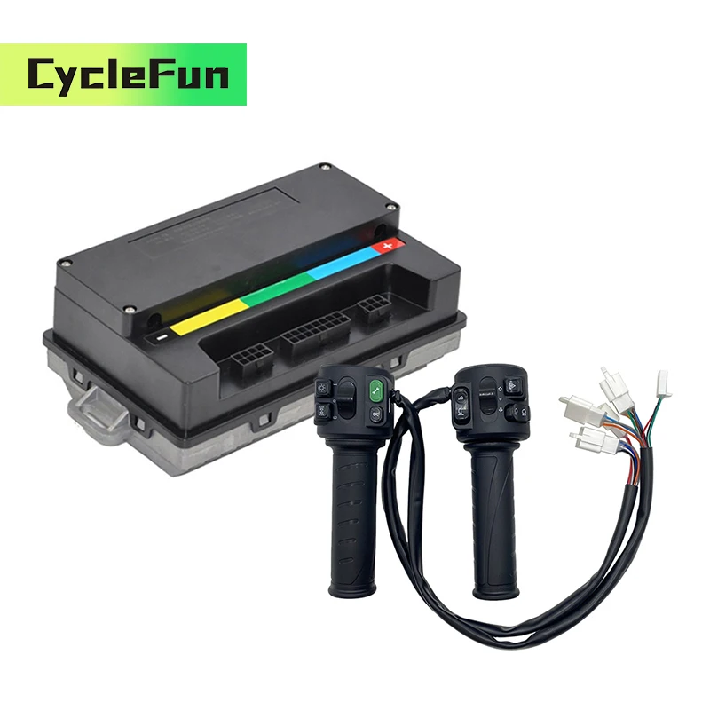 

VOTOL EM50S FOC BLDC EM-50 55A 48V 60V 1000W Sine Wave Controller With Throttle For Mid Drive Motor ELectric Scooter Motorcycle