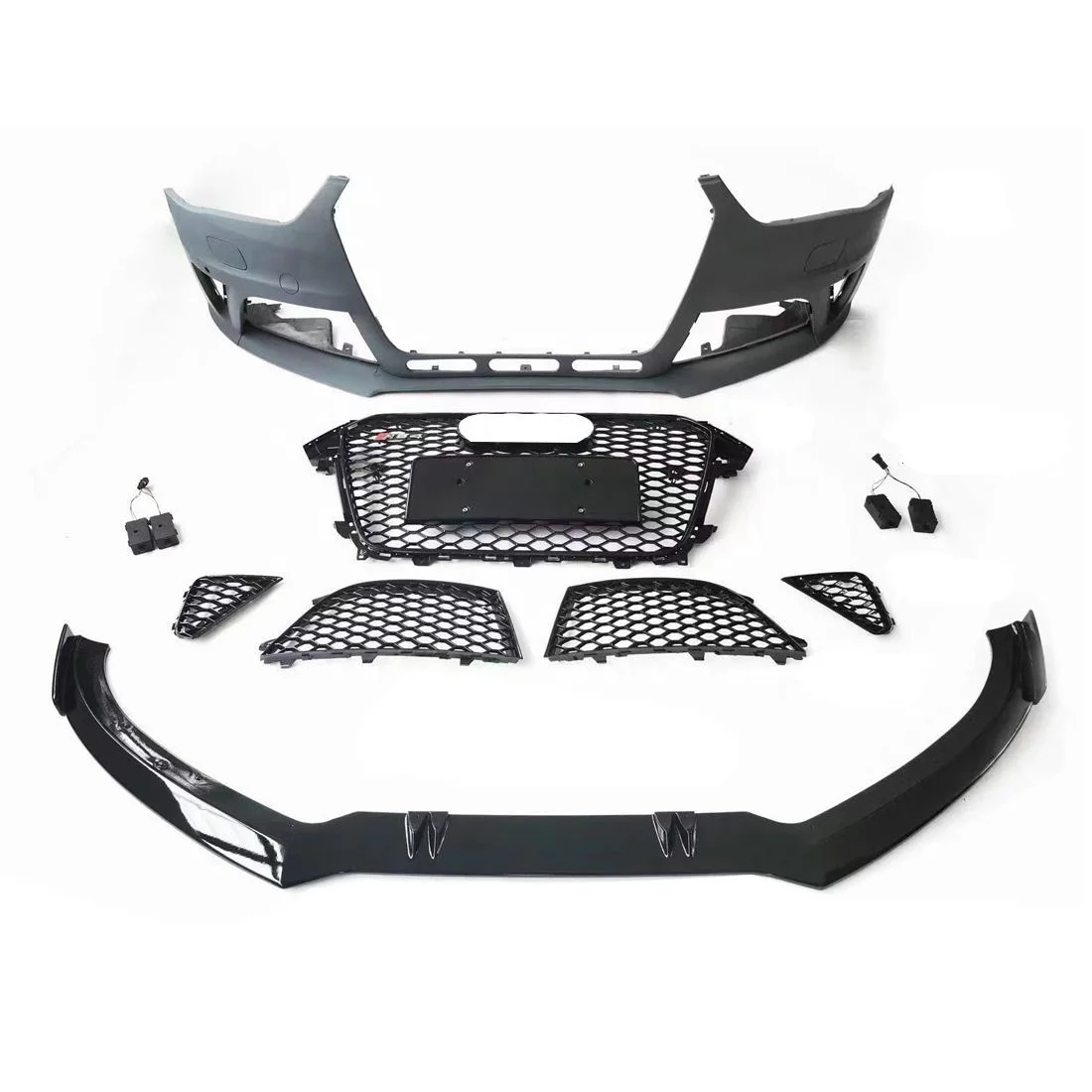 

Car Bodikits CA Style PP ABS Material Front Bumper With Grill For Audi A4 B85 S4 Style Bodykit 2013 2014 2015 2016