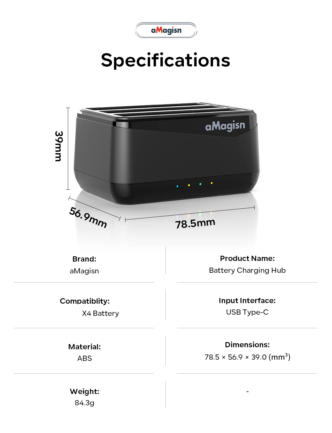 Für insta360 x4 Batterie Schnell ladebox x4 Ladegerät Zubehör