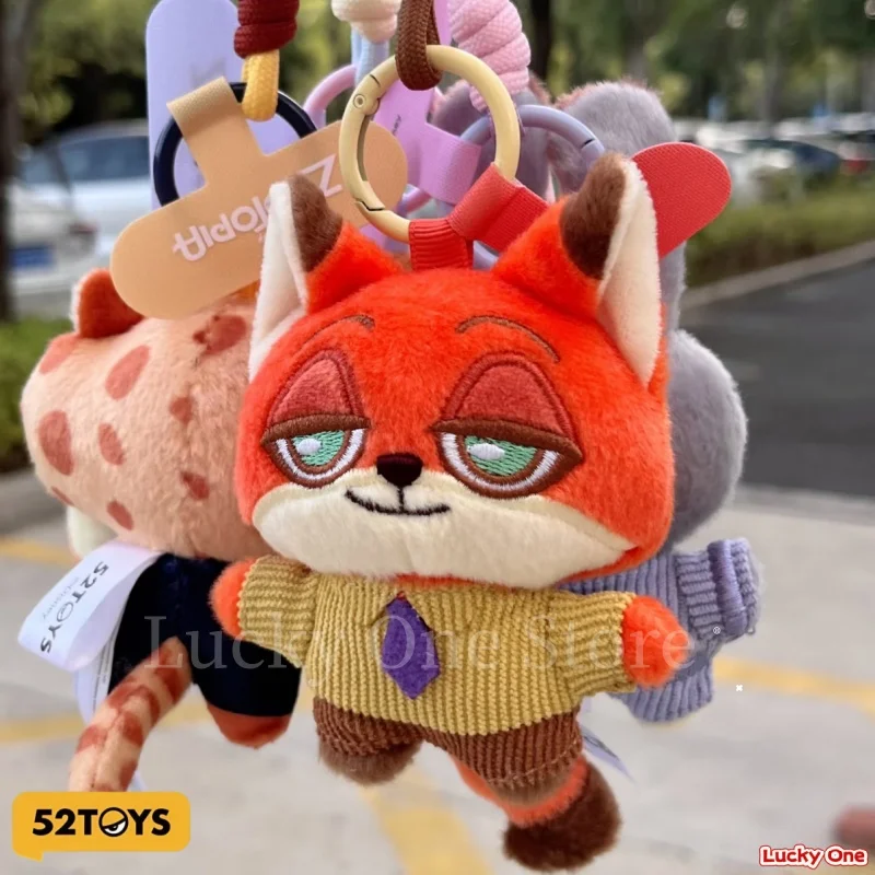 

52TOYS Disney Zootopia, милые друзья, сборная серия, плюшевый веревка для мобильного телефона, слепая коробка, модные игрушки, подарок для коллекционера