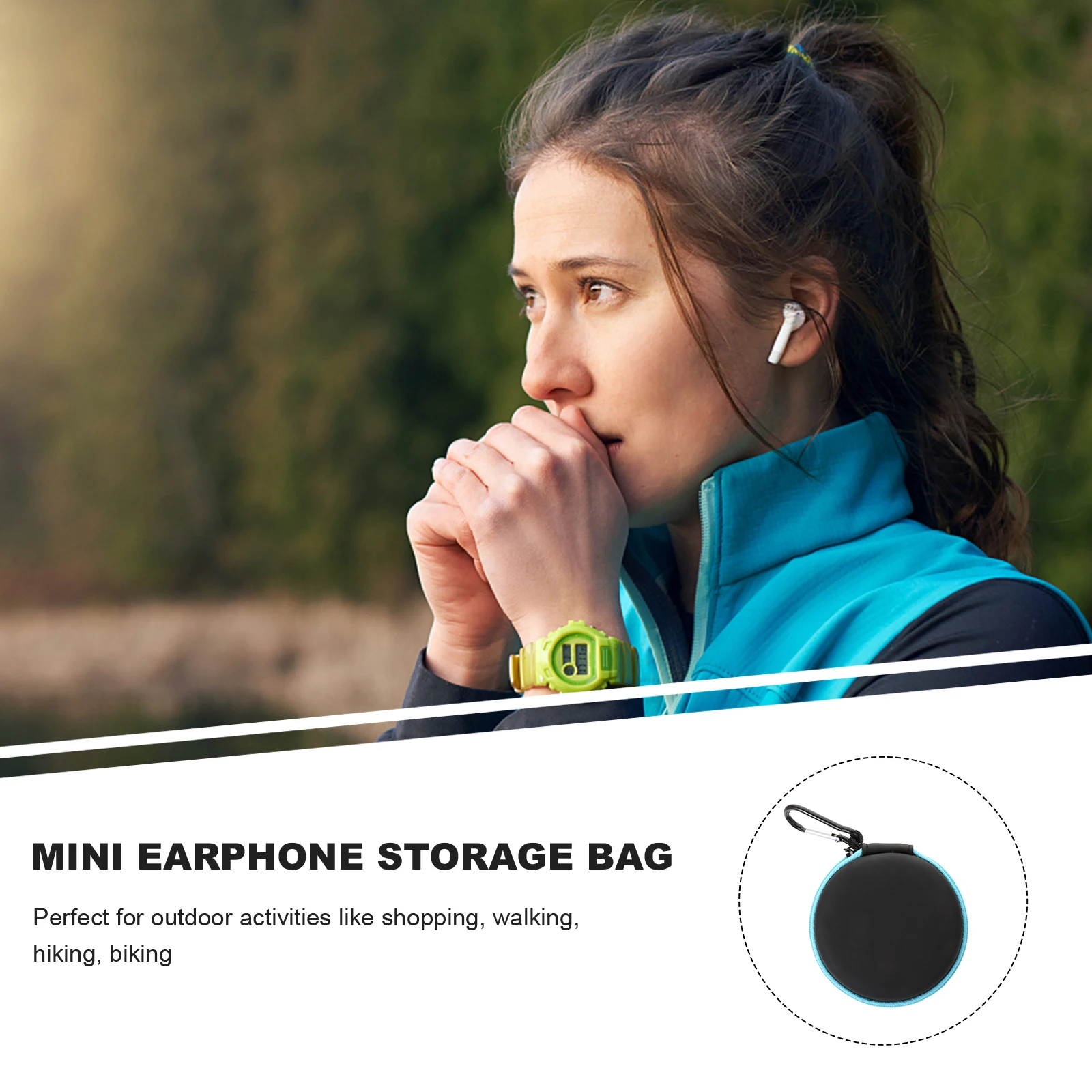 

4 Pcs Bags for Earphones USB Cables Coin Pouches Mini Storage Bags Phone Earphone Cases Accessories
