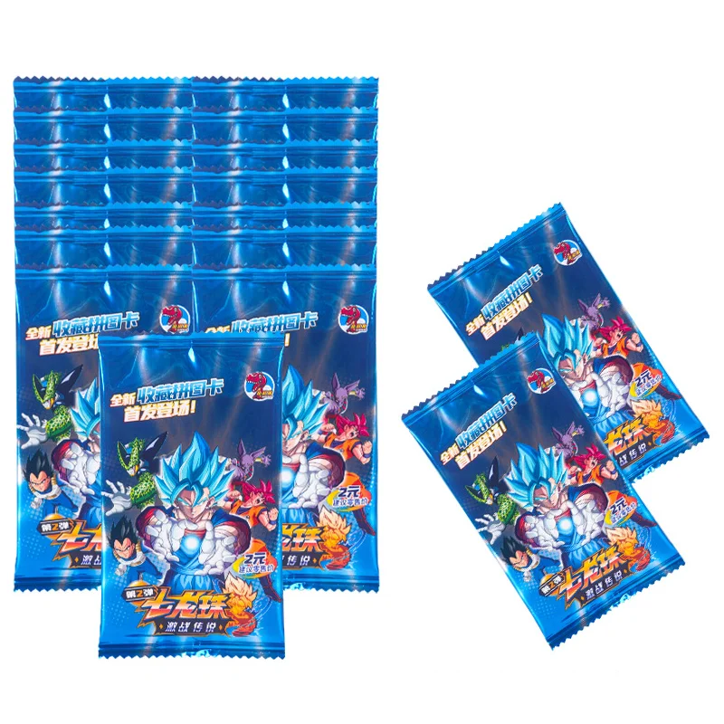 Dragon Ball Collection Card Shiny Son Goku Saiyan Vegeta Trading Proxy Flash Cards Gam Anime Battle Carte dla dzieci Prezent Zabawka