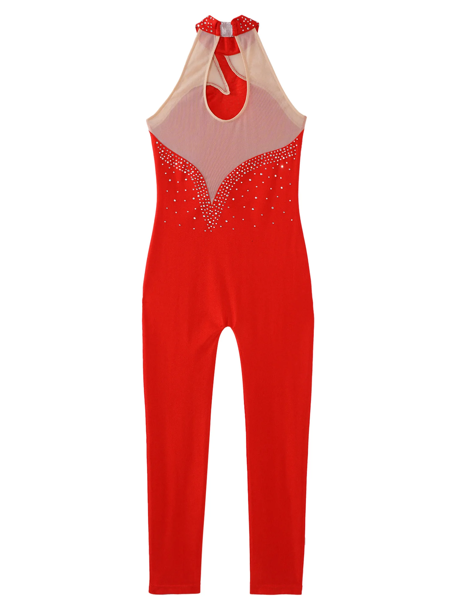 Unitard de patinage artistique avec biscuits scintillants pour filles, combinaison de ballet en fibre de maille pour enfants, costume de batterie de performance AqDance