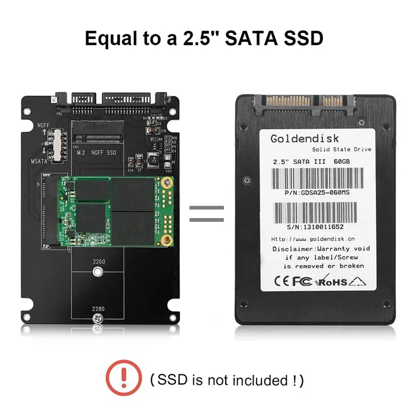 A23F-M.2 NGFF atau MSATA Ke SATA 3.0 Adaptor USB 3.0 Ke 2.5 SATA Hard Disk 2 In 1 Kartu Pembaca Konverter dengan Kabel untuk PC Laptop