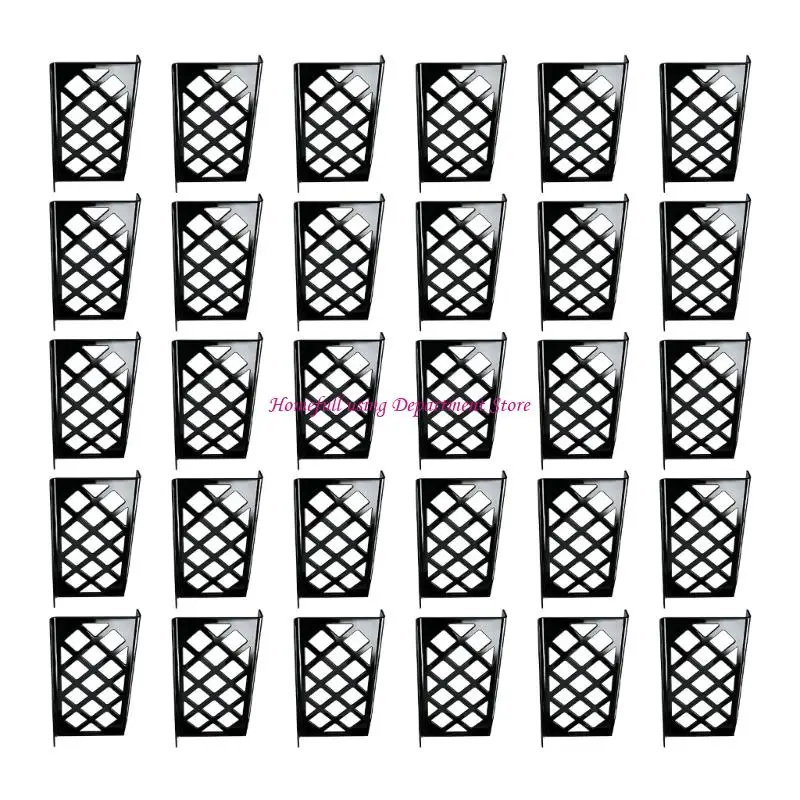 Card Collection Display Stand Acrylic Trading Card Rack with 30 Slot Slanted Layout for Desk Placement Shelf Display and Card