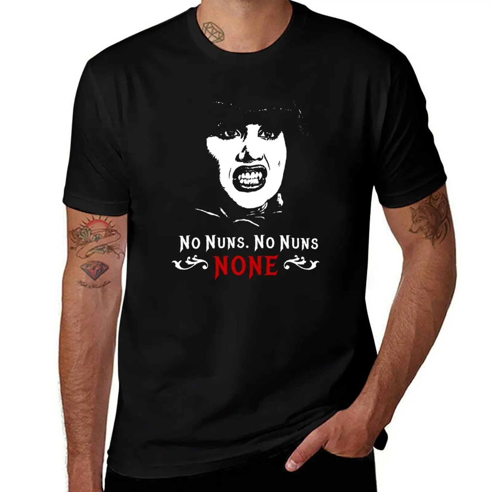 

What We Do in the Shadows - Nadja - No Nuns, No Nuns NONE T-Shirt Athletic Quick Dry T-Shirt for Men