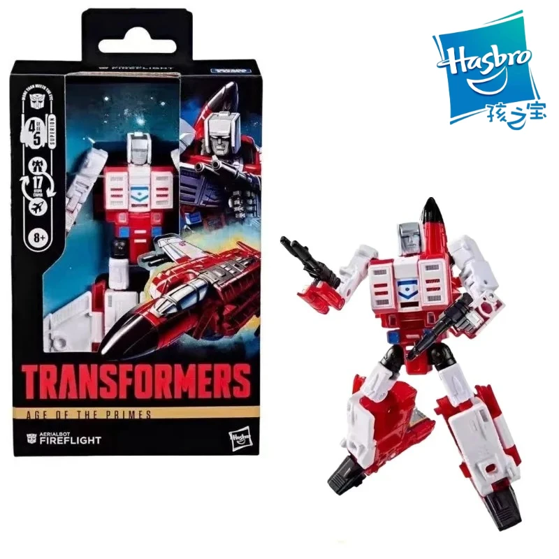 

In Stock Hasbro Transformers Classic Toys Age Of The Primes Deluxe Fireflight Action Figure Robot Toy Collection Gifts Hobbies