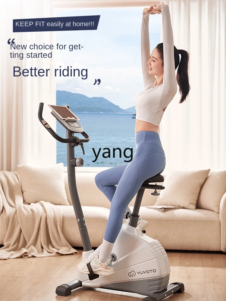 Yjq Fat Burning Spinning Household Mute Bicycle Indoor Weight Loss Exercise Small Exercise Bike