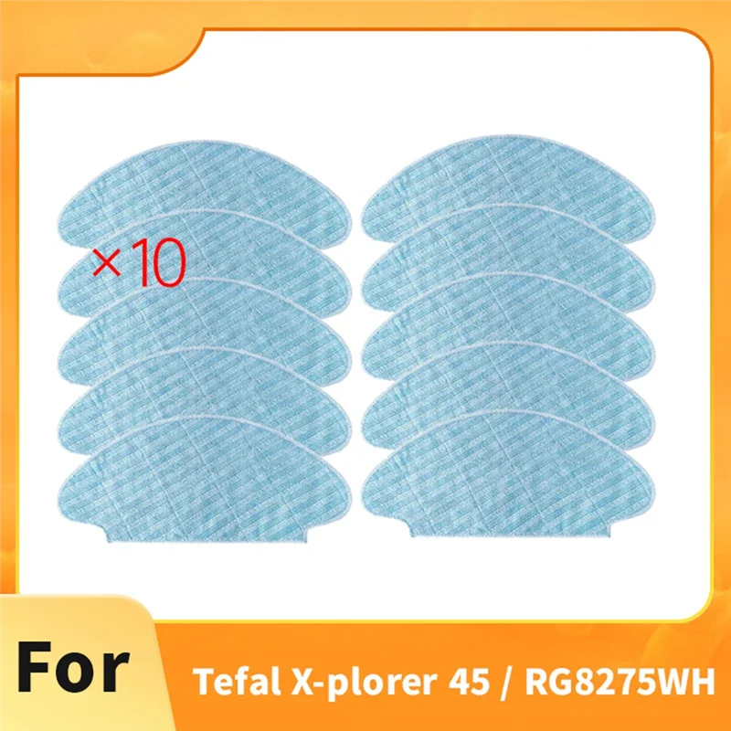 Accesorios para aspiradoras UNCL, almohadillas de repuesto para fregona, trapos de limpieza, 10 Uds. Para Tefal x-plorer 45/RG8275WH de repuesto