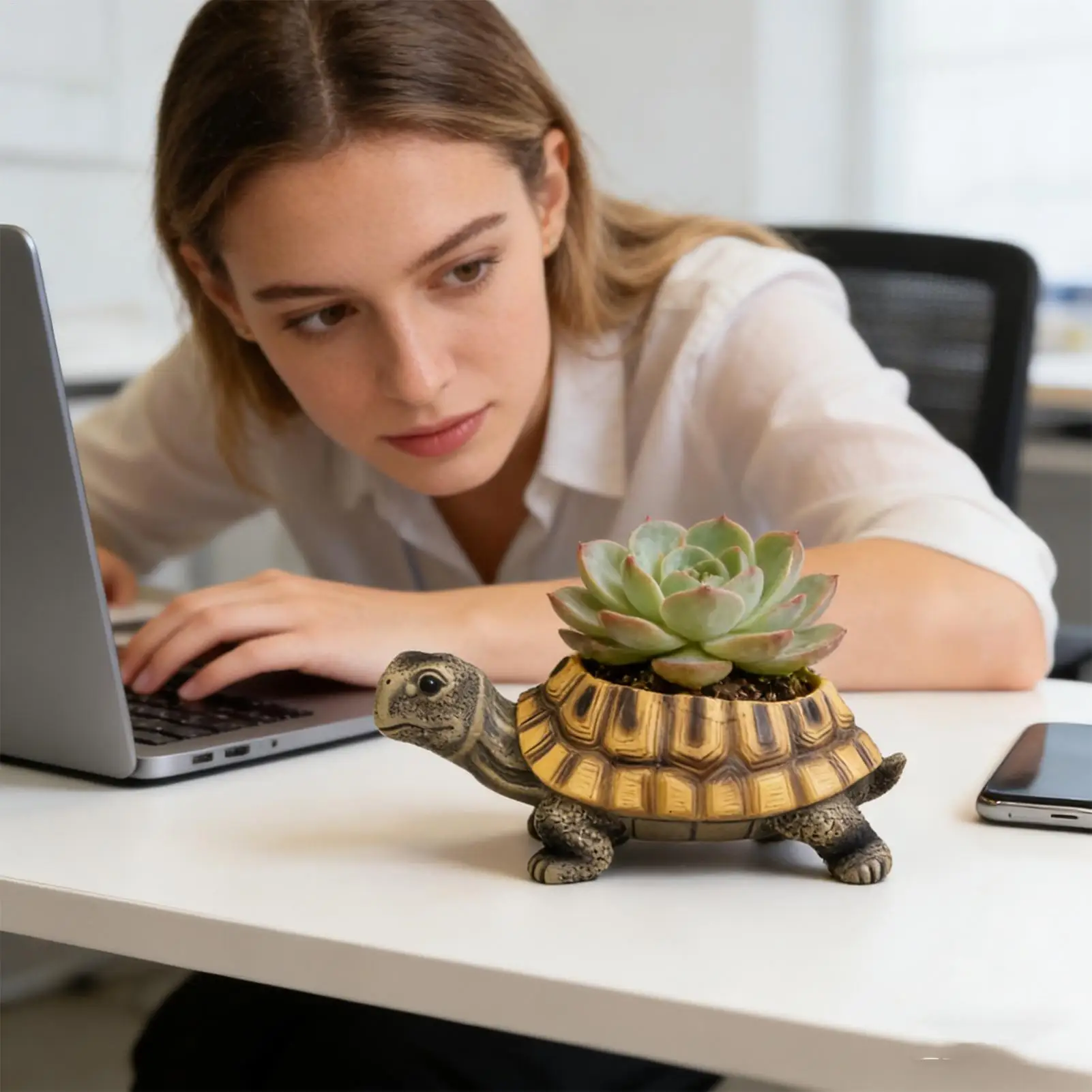 

Горшок для цветов в виде черепахи, милый декор в виде животных, горшок для растений, маленький горшок для цветов, суккулентов, кактусов, для дома, офиса, спальни, гостиной