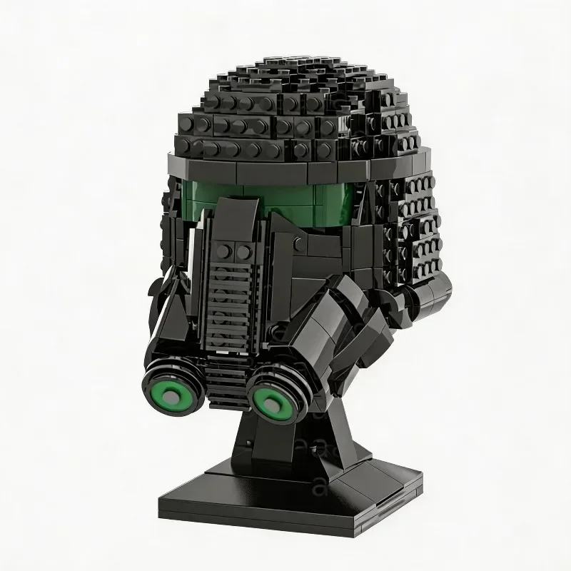 

524PCS MOC Space War Special Forces Trooper Helmet Model Building Blocks Creative Assembly Display Home Decor Construction Gift