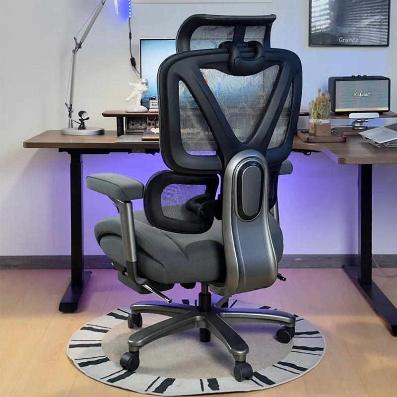 Ergonomic Office Chair for Heavy Users with Lumbar Support for Men Computer Gaming Chair for Home and Office Long Sitting