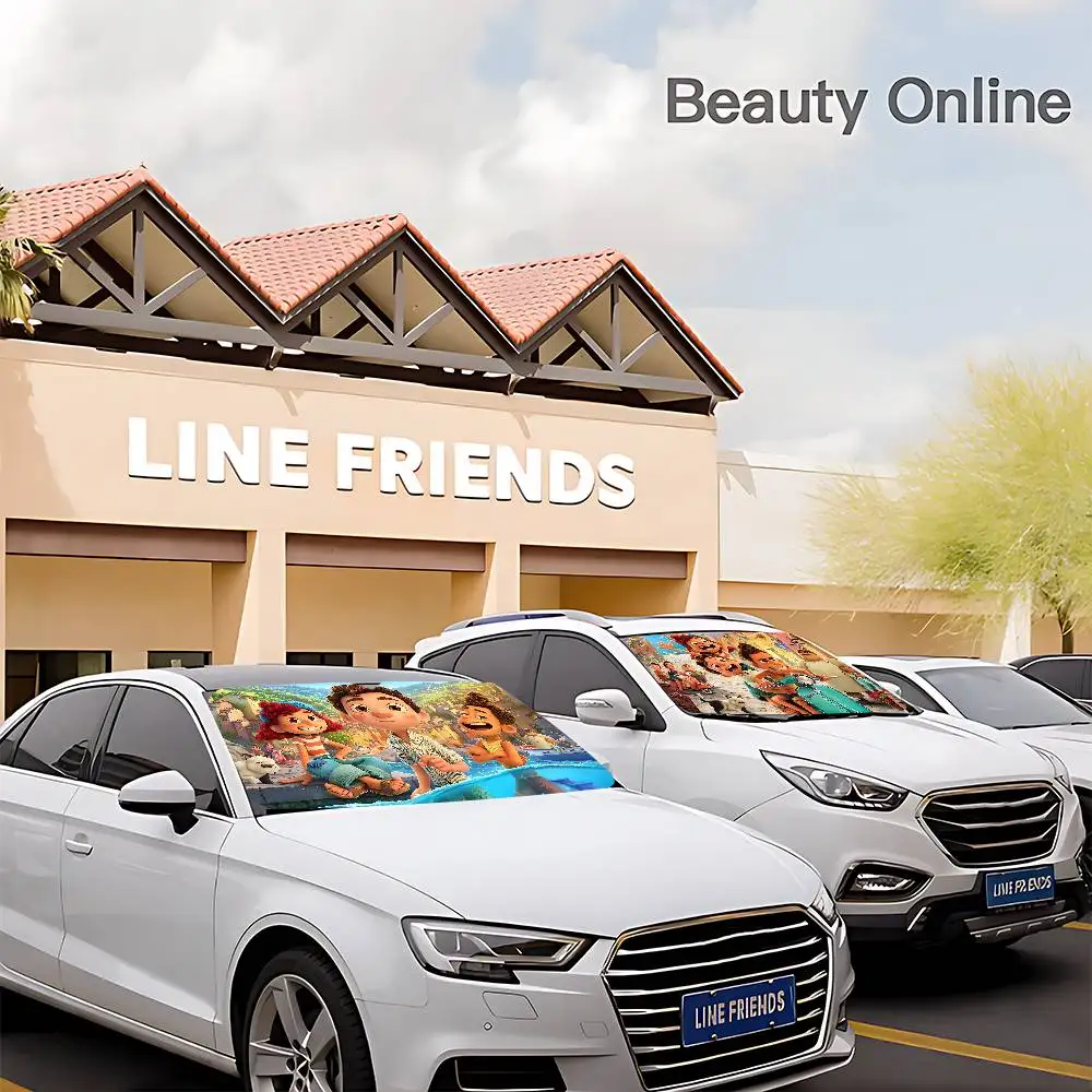 

Movie L-Lucas Car Windshield Sunshade Cover Foldable Automotive Sun Shade Visor Window Uv Reflector Cars Keep Car Cool