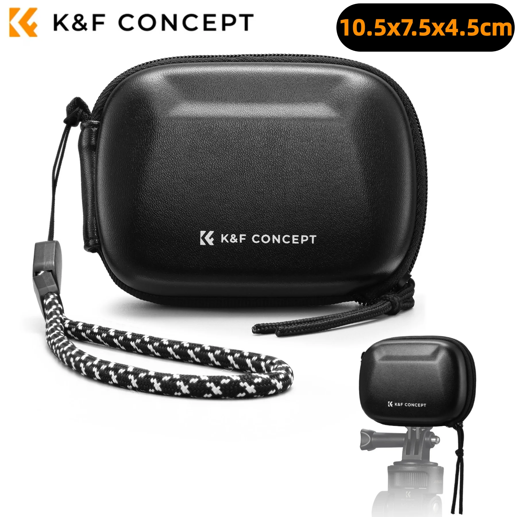 

K&F CONCEPT EVA Waterproof Storage Bag Portable Carry Case For DJI OSMO Action, GoPro Hero/Mini, Insta360 Go/Ace Action Cameras