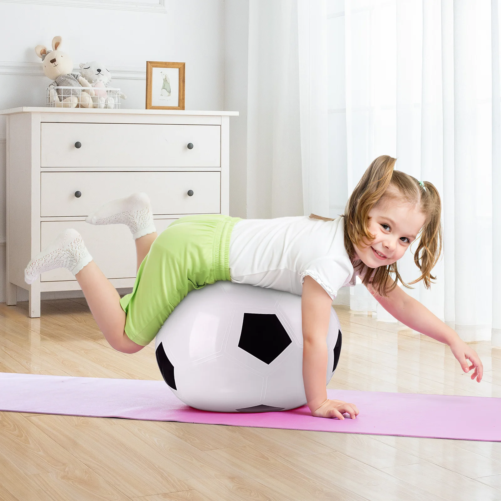 45 سنتيمتر القفز الاطفال ترتد نفخ بولي كلوريد الفينيل سميكة كذاب الكرة للأطفال في الهواء الطلق داخلي ملعب لعبة الحفلات