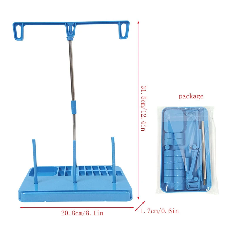 Haushalts nähmaschine Tri-Thread-Ständer Spezielle Overlocking-Maschine Bunter Tri-Thread-Ständer kann 3 große Pagoden fäden aufnehmen