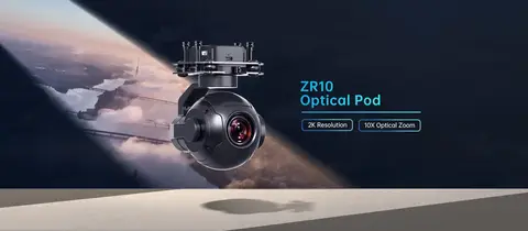 SIYI ZR10 2K Gimbal Camera Starlight Night Vision Fixed Focus/Fast Following Focus Resolution/30x Hybrid Zoom/10x Optical Zoom