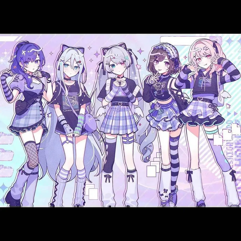 

Аниме проект Sekai Yoizaki Kanade Akiyama Mizuki ноутбук гитара милые мультяшные наклейки украшают DIY настенную столешницу