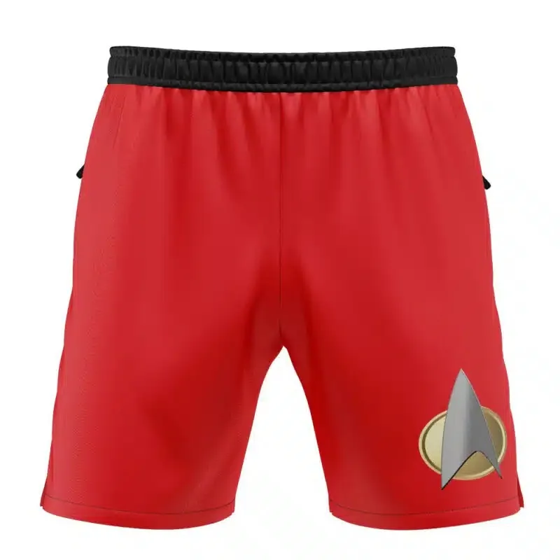 Summer Men's Casual Quick Drying Shorts with Dual IP Printed Sports Style