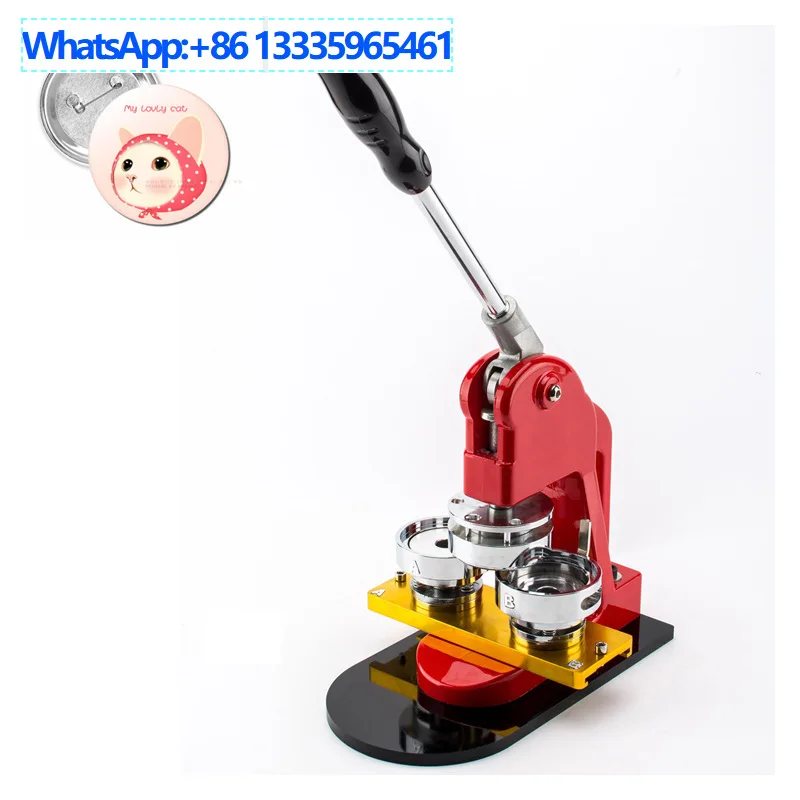 

Самодельная машина для изготовления значков, машина для изготовления значков, сделай сам, Higu, анимация, периферийные устройства, жесть для мультяшной медали