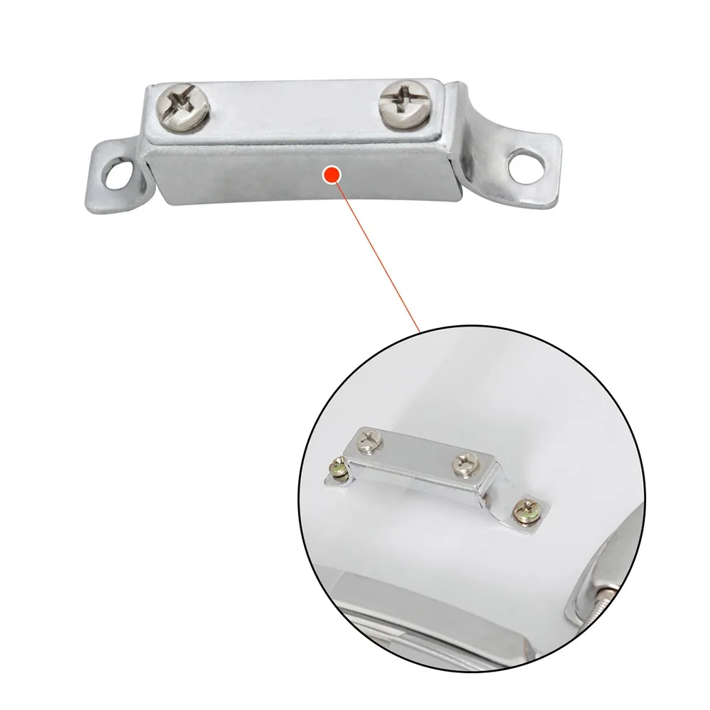 Metal Snare Drum Strainer​ ​Silver ​Butt End Set​ ​Drum Throw Off​ ​Drum Modulator​ ​Snare Regulator​ ​For Marching/Snare Drum​