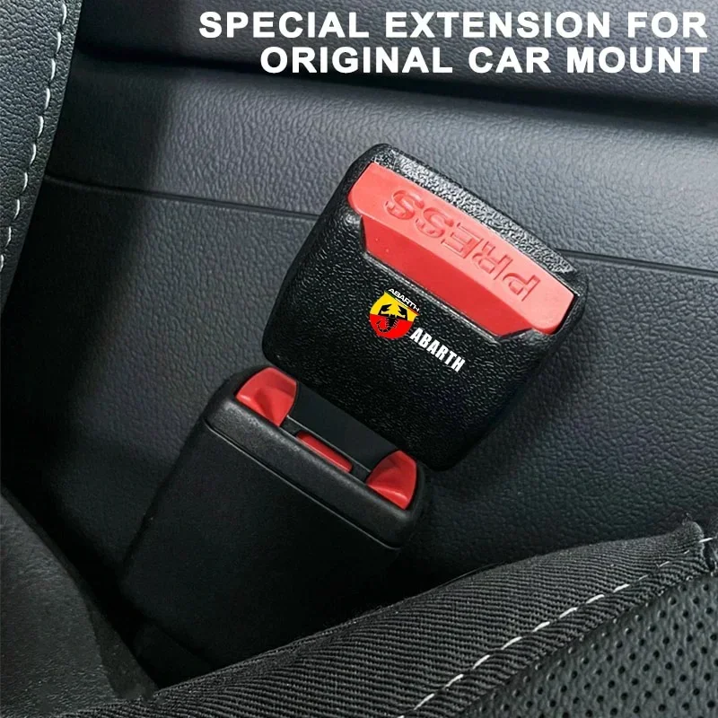 Extensor de Clip para cinturón de seguridad de coche, extensor de enchufe de inserción para cinturón de seguridad para Fiat 500 Punto Abarth Stilo Ducato Palio Bravo Doblo, accesorios