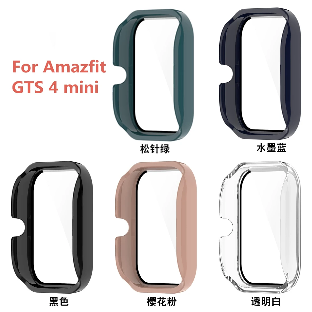 PC Protective Cover for Amazfit GTS 4 Mini Full Screen Protector Case Film Mini Watch Protection Cas