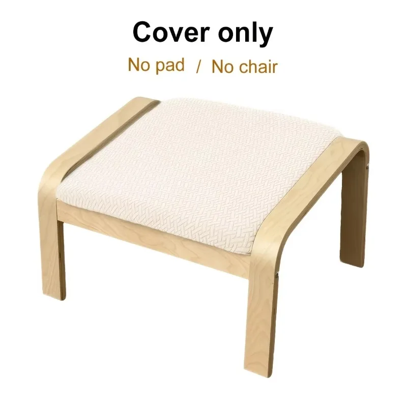 Stretch-Jacquard-Schonbezug für Poang-Stühle, elastischer, waschbarer Lounge-Stuhlbezug, rutschfester Schutz für Poang-Liegestühle mit Holzarmlehnen – Detail 22