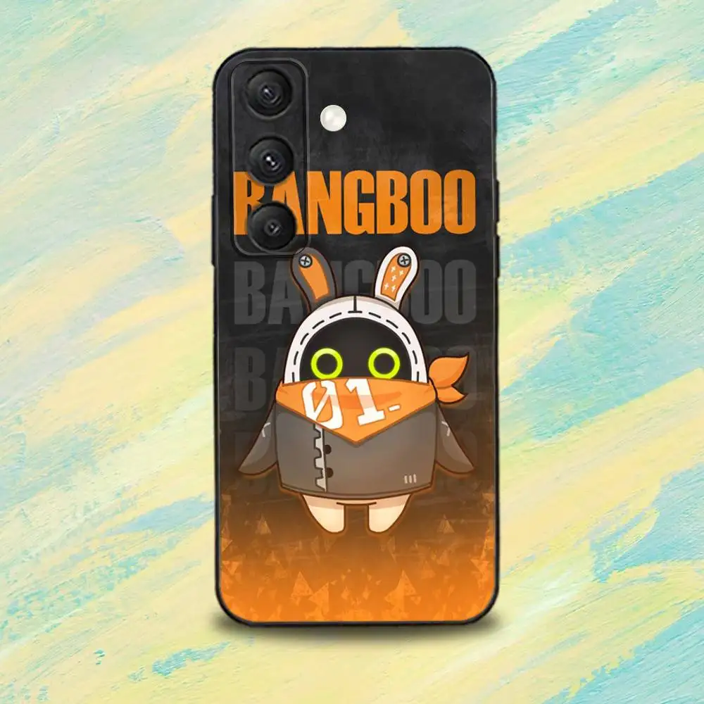 Funda de teléfono Bangboo Z-Zenless Zone ZeroS para Samsung S25,S24,S10,S22,S21,S20,S23,Ultra,Plus,Lite,FE,funda negra de silicona suave