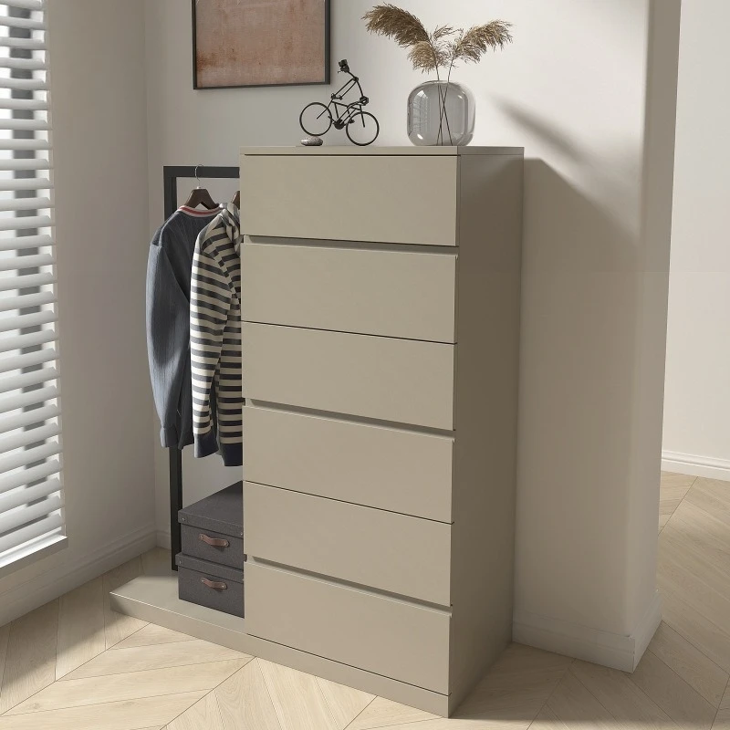 

Light luxury modern bedroom closet coat rack integrated paint storage locker rack