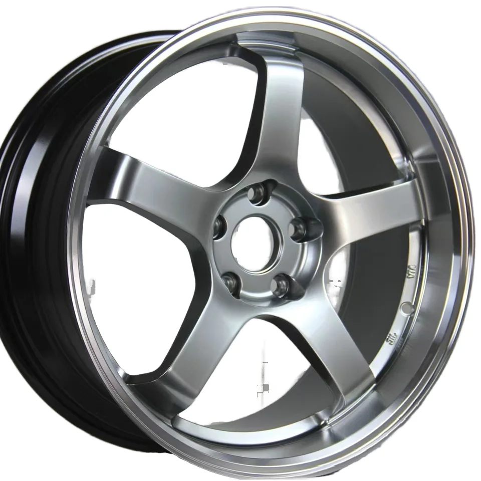 15-20 Inch GT Wheel Hyper Black Machined Lip Flow Forming Aluminum Alloy Passenger Car Rims For Honda