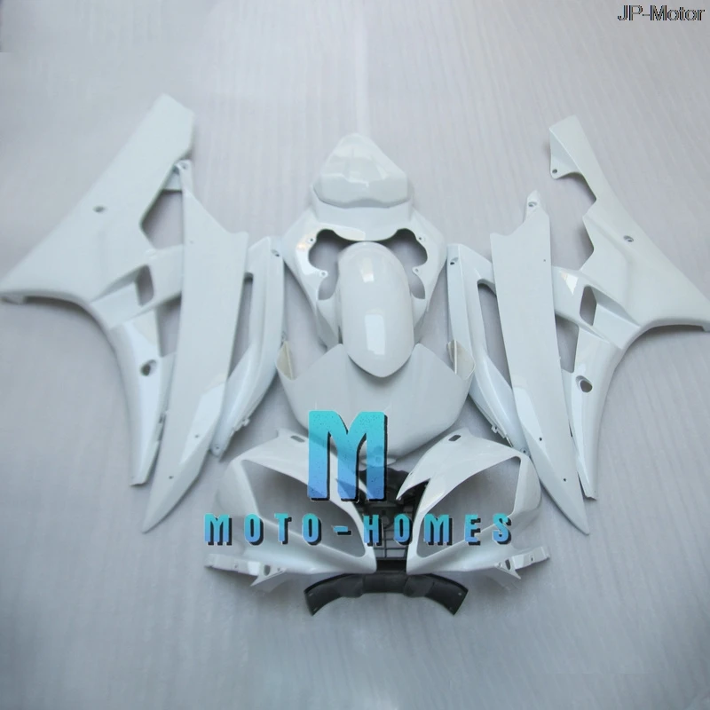 

Free Customize Fairings Kit for Yamaha YZF-R6 06 07 YZFR6 2006 2007 Brand New Full Set Body Rebuild Motorcycle Pure White
