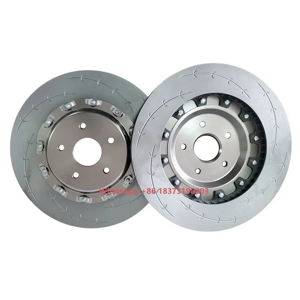 

Высокопроизводительные индивидуальные составные передние тормозные диски (2 шт.) для Lexus IS F IS-F, комплект премиальных спортивных перфорированных тормозных дисков 360 мм
