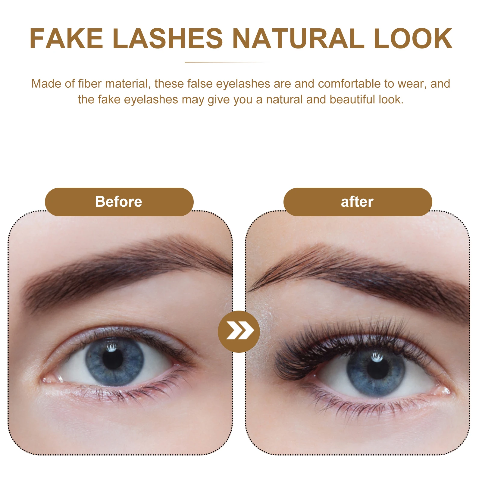 

5 Pairs 3D Chemical Fiber False Eyelashes Cosplay Fake Natural Look Party Faux Salon Use
