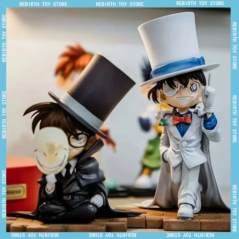

Detective Conan Kidd Action Figure Anime Desk Set Standing Gk Model Ornament Full Spray Birthday Gift Collectible Robot Toy