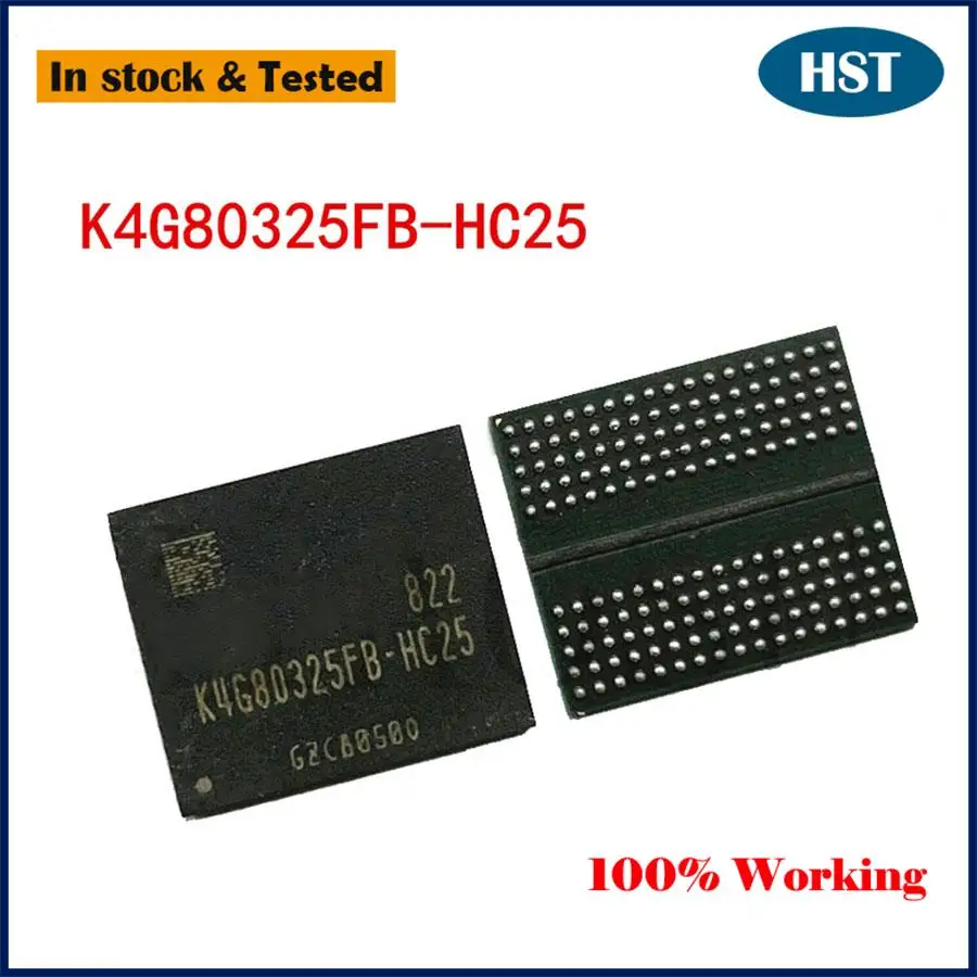 New Original DDR5 K4G80325FC-HC25 K4G80325FB-HC25 K4G80325FB-HC28 K4G80325FB-HC22 K4G80325FB-HC03 Chip BGA Chipset