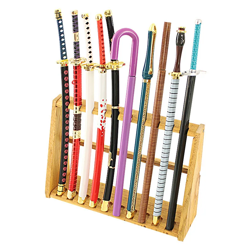 

10pcs Roronoa Zoro Sword Set Box, Shusui Kitetsu Yubashiri Yamato Wado Ichimonji Yamato Katana Set Box for Boys Biethday Gifts